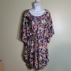 Nicole Miller Multicolor Batwing Shirt